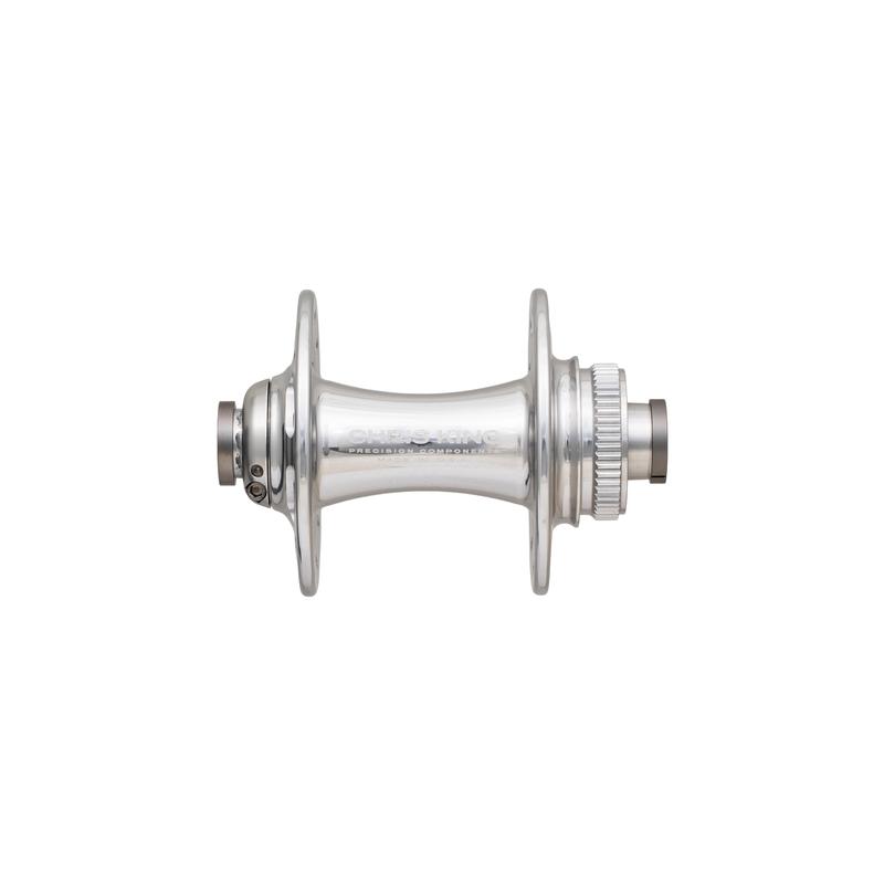 Chris King R45 Disc Hub Front, CenterLock, 24 Hole, 12mm x 100mm, Silver