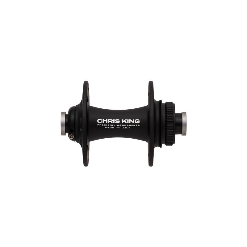 Chris King R45 Disc Hub Front, CenterLock, 28 Hole, 12mm x 100mm, Matte Black