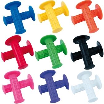 Oury BMX Single Compound Waffle Grips w/Flange, Black
