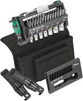 Wera Tools Bicycle Set 3 (Zyklop Mini, Bit Holding Screwdriver + 37 pieces, Tire Levers)
