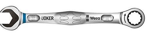 Wera Tools Joker Ratcheting Combination Wrench, 19mm (Light Blue Color Code)