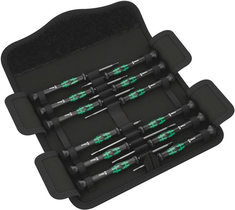 Wera Tools Kraftform Micro Screwdriver Set, 12 pieces