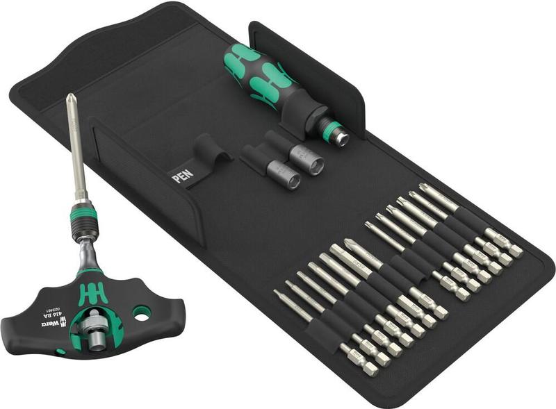 Wera Tools Kraftform Kompakt 400 RA SHK Set 1, 19 pieces