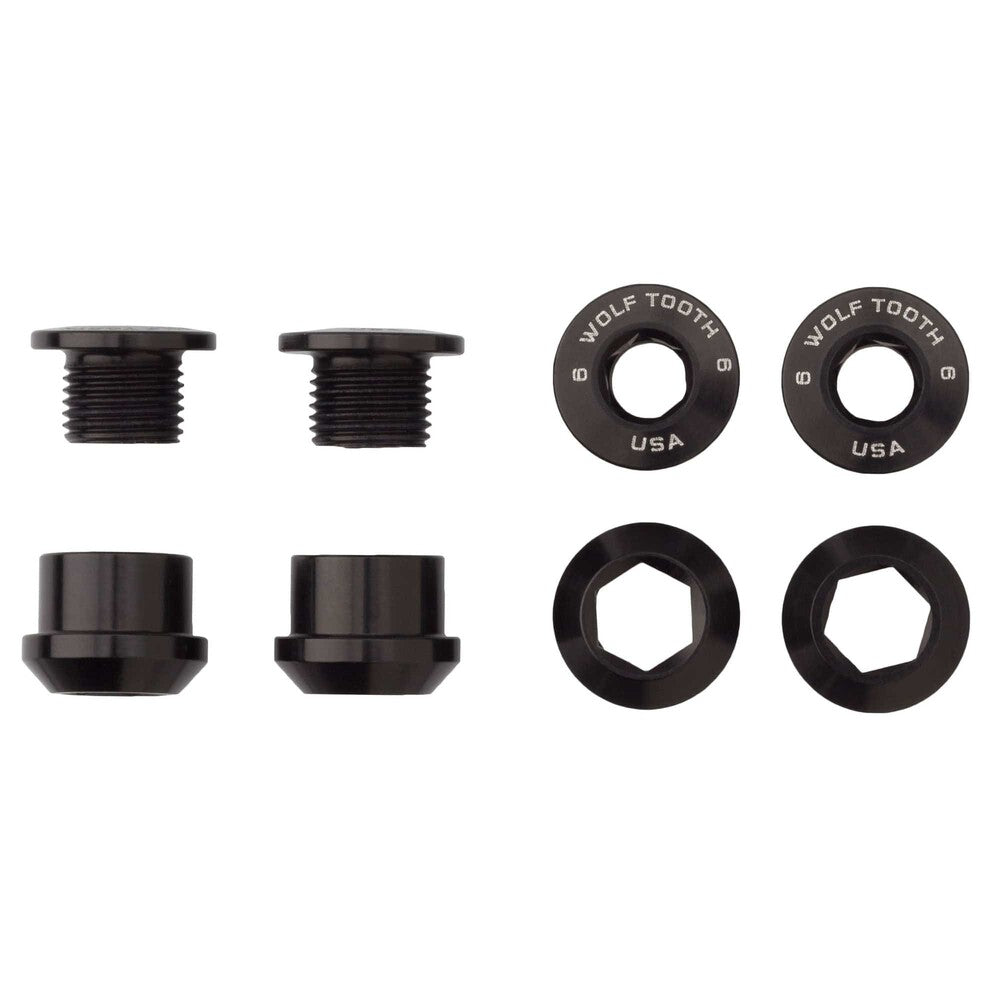 Set Of 4 Chainring Bolts+Nuts For 1X