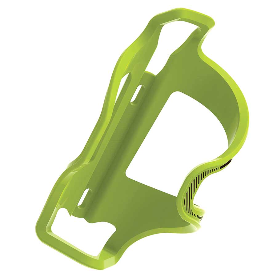 Lezyne, Flow Side Load, Bottle Cage, Composite, Left loading, Green, 48g