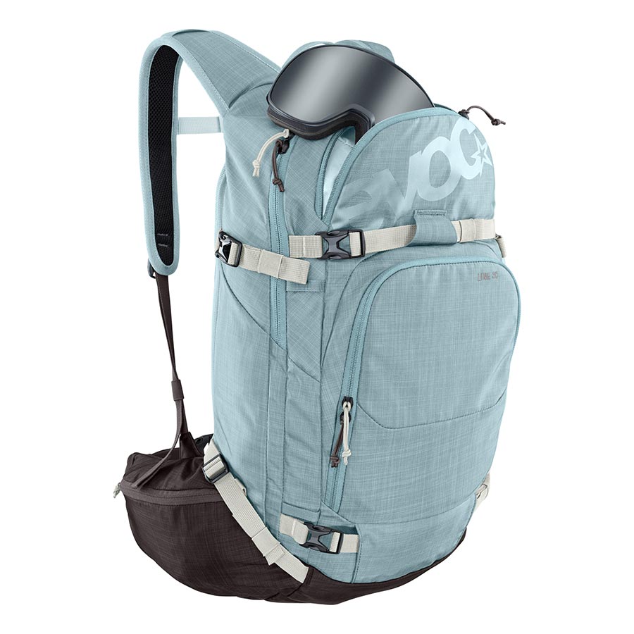 EVOC, Line 30, Snow Backpack, 30L, Mint/Coffee