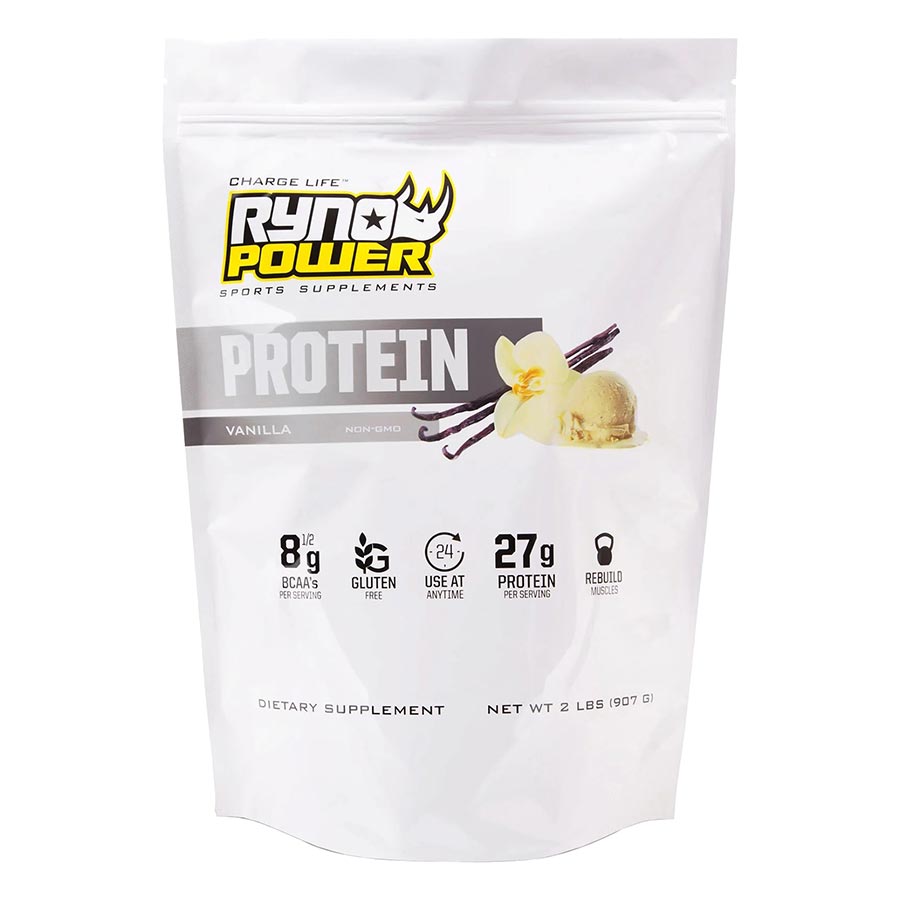 Ryno Power, Protein Powder, Drink Mix, Vanilla, Pouch, 20 servings