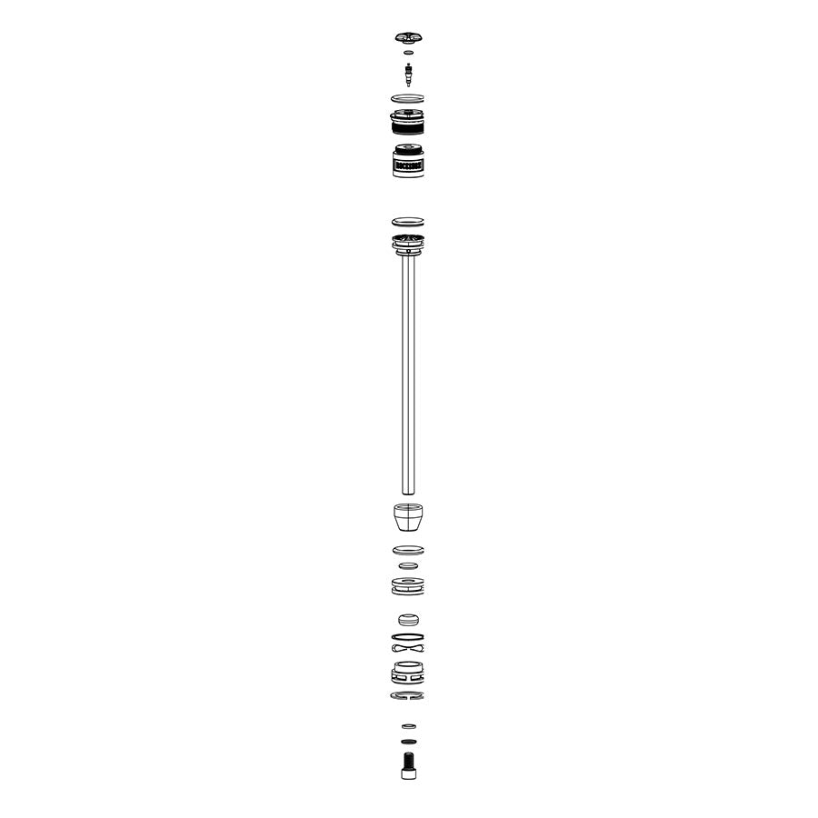 RockShox, Solo Air Spring for Bluto SA 100, 100mm, 11.4018.010.141