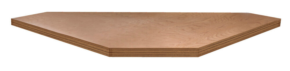 Angle wooden bench top