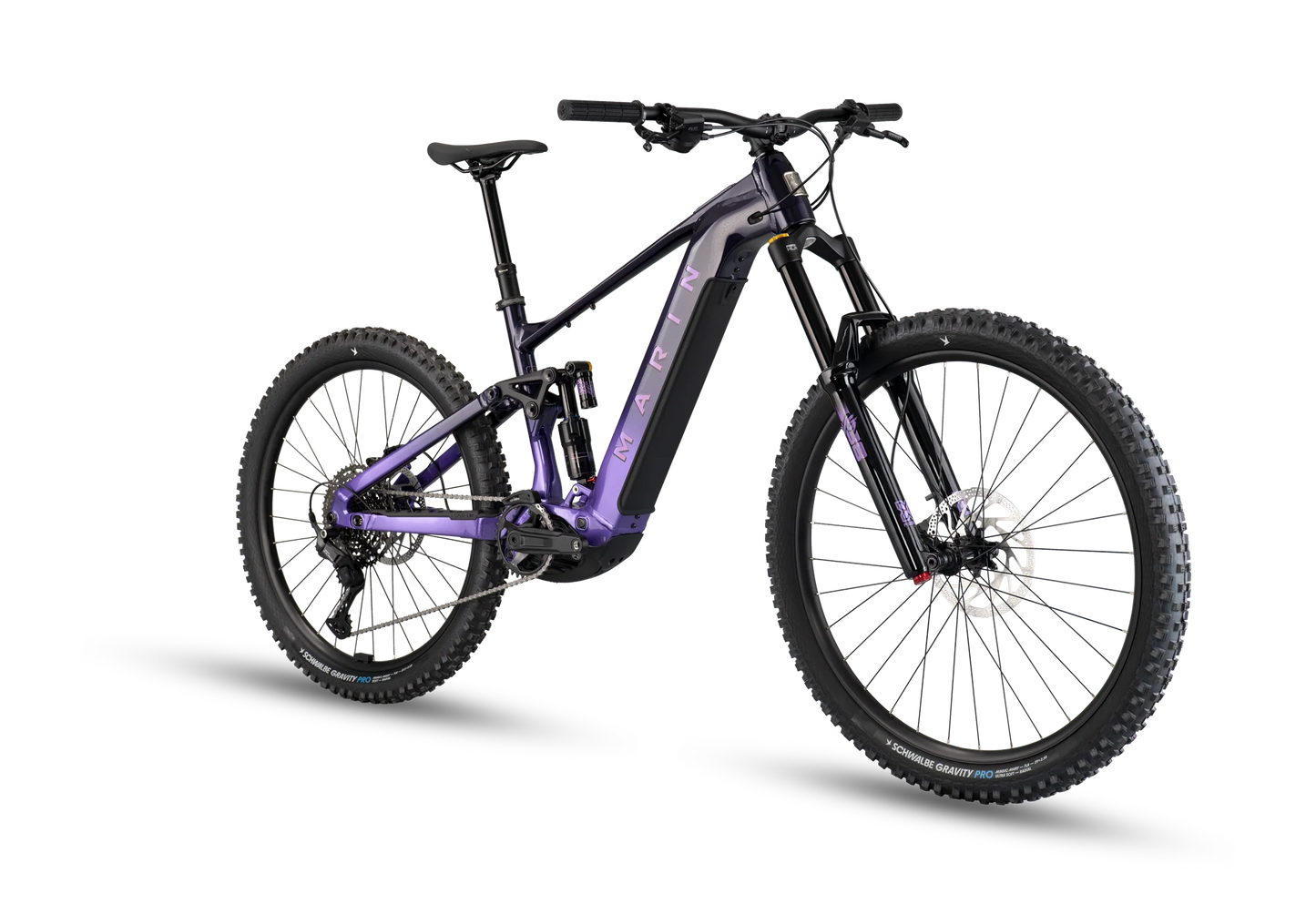 Marin Alpine Trail E1 — dark purple colourway