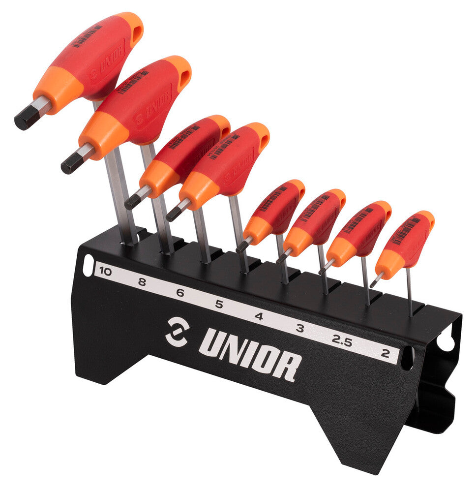 T-handle hex wrench set with holder