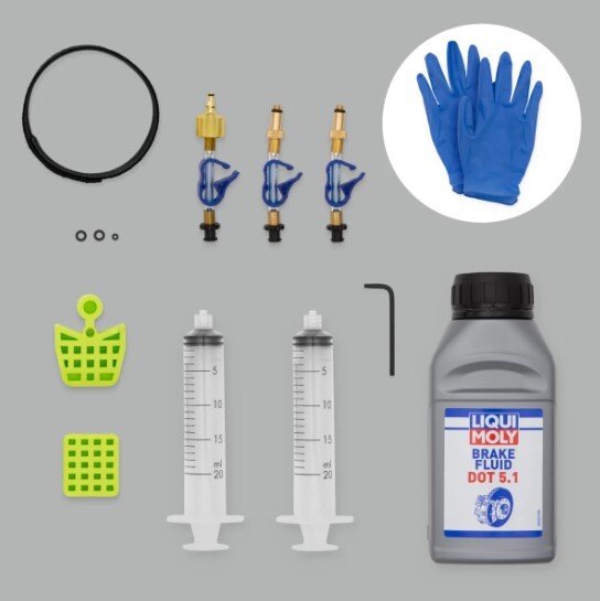 SRAM ULTIMATE BLEED KIT - ALL FITTINGS W DOT 5.1