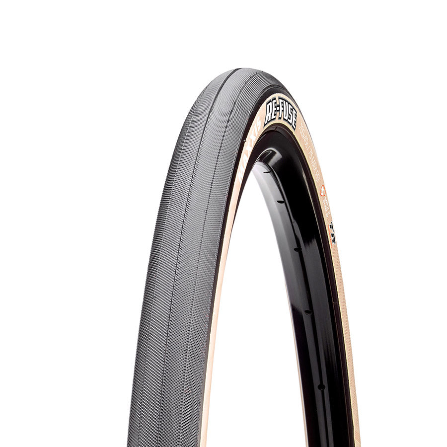 Maxxis, Re-Fuse, Tire, 700x25C, Folding, Clincher, Dual, K2, Silkworm B2B, 60TPI, Black