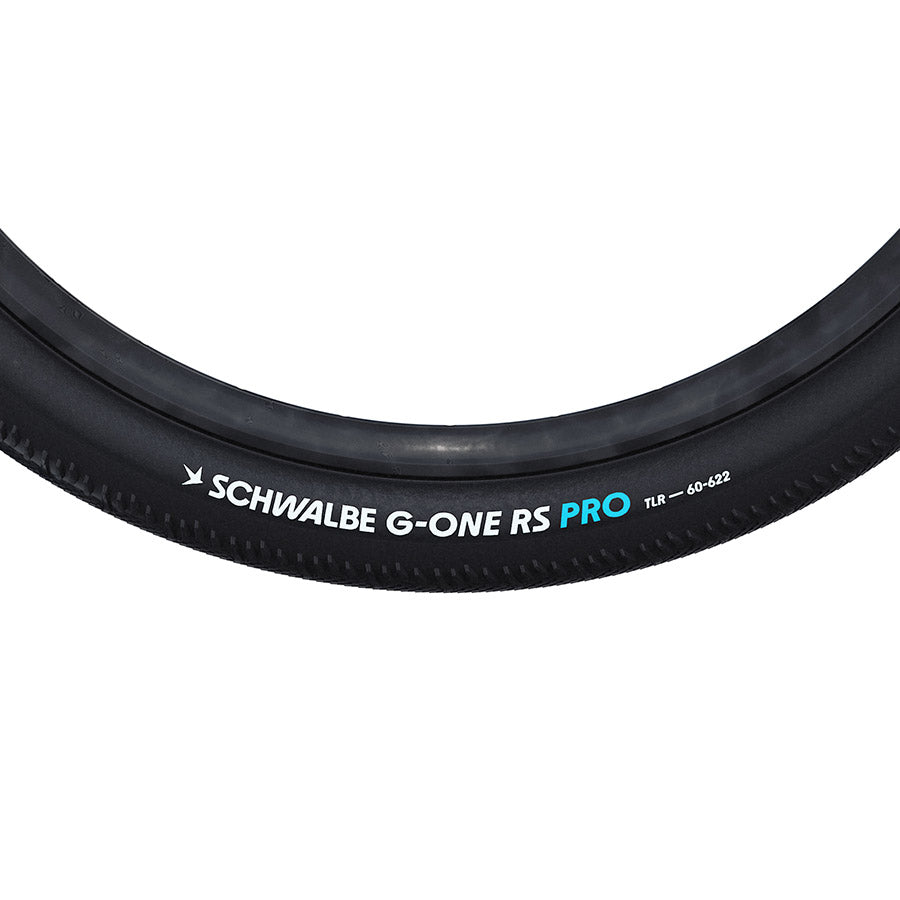 Schwalbe, G-One RS Pro, Gravel Tire, 700x60C, Folding, Clincher, Addix Race, 67TPI, Black