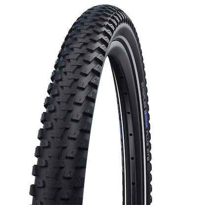 Schwalbe Marathon Plus MTB Tire, 27.5 x 2.25 (57-584), Black w/Reflective Strip, SmartGuard, Addix, Wire