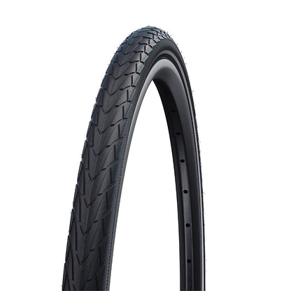 Schwalbe Marathon Racer Tire, 20 x 1.50 (40-406), Black w/Reflective Strip, RaceGuard, Addix Green, Wire