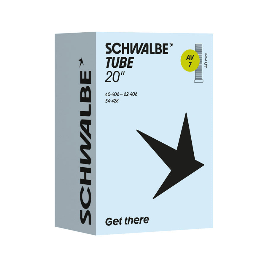 Schwalbe Tube AV 7, 20 x 1.5-2.5", 40mm Schrader Valve /each