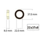 Wheels Manufacturing, SB-6901-2RS sealed bearings, 12X24X6mm, Bag of 2