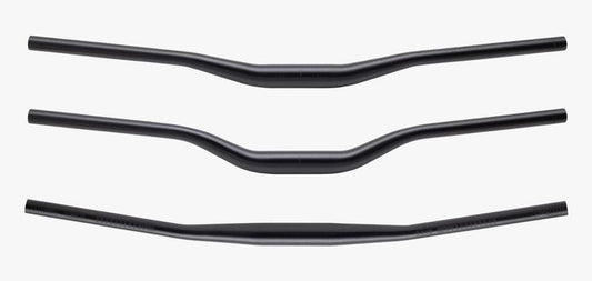 Bike Yoke Barmate Aluminum Handlebar, 50mm stack x 35mm clamp x 800mm wide, Black