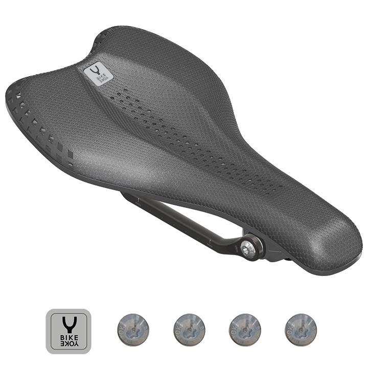 Bike Yoke Sagma 3D Bolts and Rubber Tag Kit, Silver/Grey