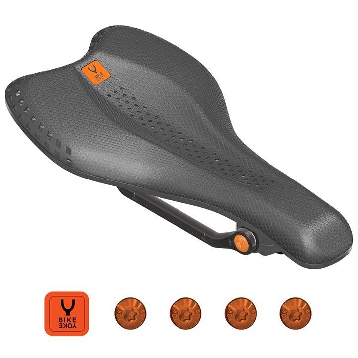 Bike Yoke Sagma 3D Bolts and Rubber Tag Kit, Orange