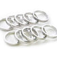 Wheels Manufacturing, Headset Spacer, 1-1/8'', Height: 1.5mm/2.5mm/5mm/7.5mm/10mm, Aluminum, 105pcs