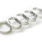 Wheels Manufacturing, Headset Spacer, 1-1/8'', Height: 1.5mm/2.5mm/5mm/7.5mm/10mm, Aluminum, 105pcs