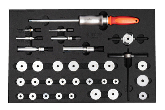 Bearing service tool tray