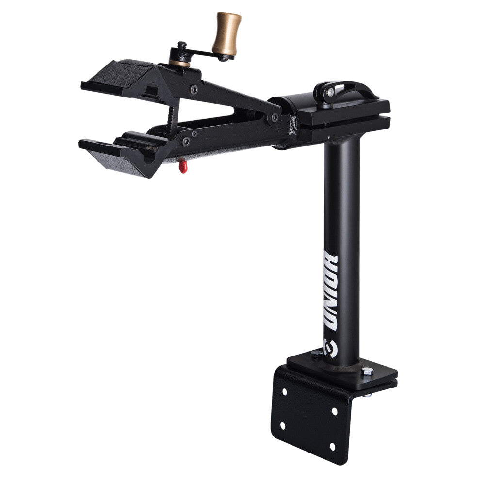 Wall or bench mount clamp, quick release