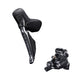 Shimano, Ultegra Di2 ST-R8170 / BR-R8170, Road Hydraulic Disc Brake, Front, Flat mount, 160mm, Black, IR8170DLF6SC100F