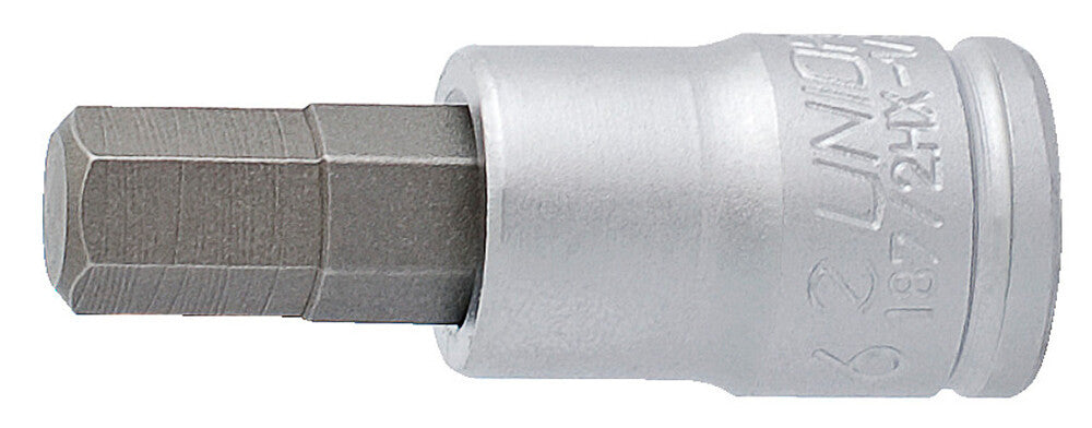 Hexagonal screwdriver socket 1/4"