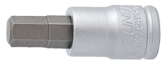 Hexagonal screwdriver socket 1/4"