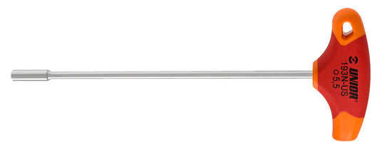 Socket wrench with T-handle