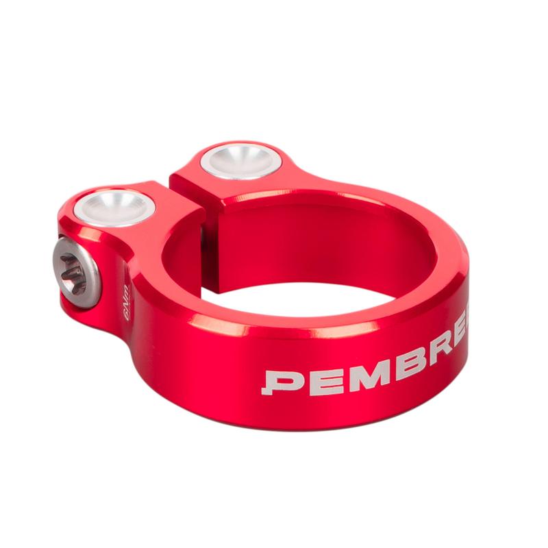 PEMBREE DBN Seat Post Clamp, 31.8mm, Red