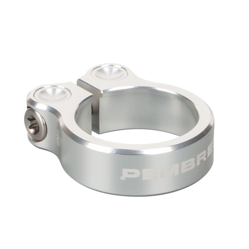 PEMBREE DBN Seat Post Clamp, 35.6mm, Silver