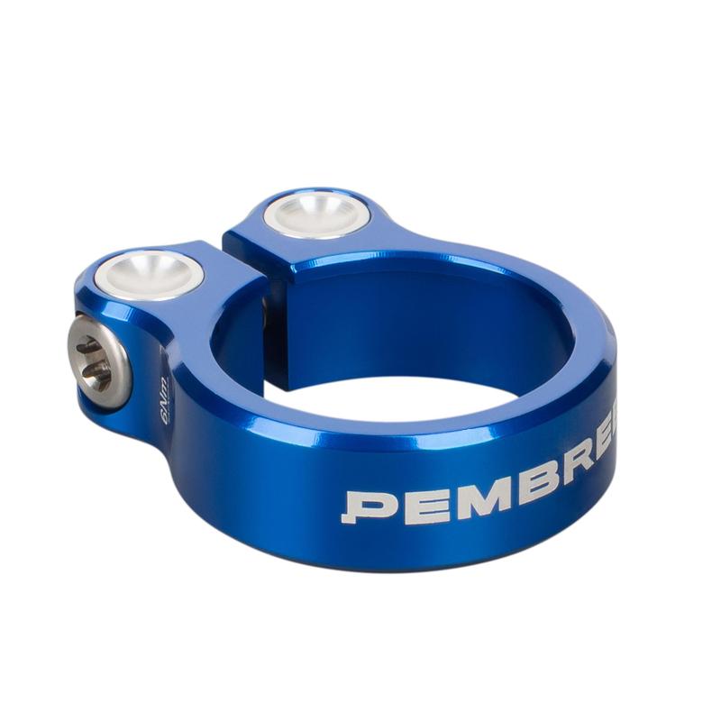 PEMBREE DBN Seat Post Clamp, 36.4mm, Blue
