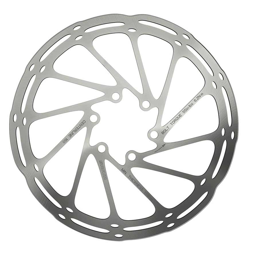 SRAM Rotor, Centerline Rounded, ISO 6B, 180mm