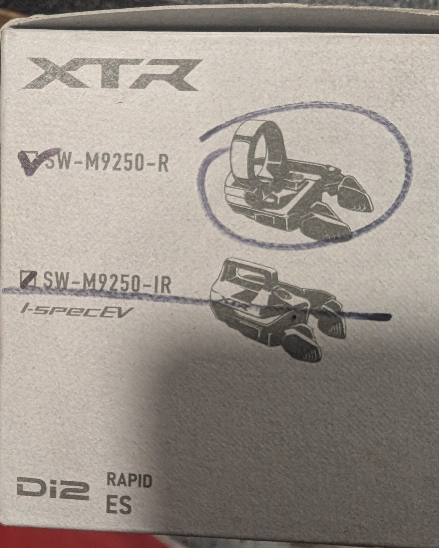 Shimano XTR Di2 SW-M9250-R Wireless Shifter – Right (Clamp Band)
