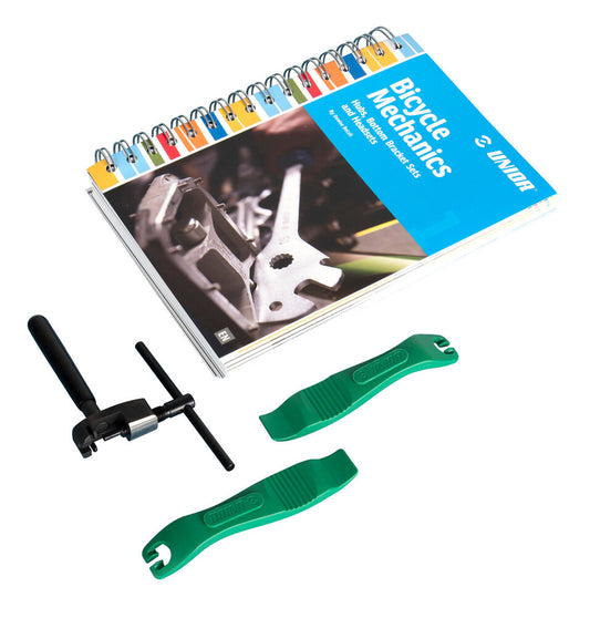 Bike book set EN with bike tools