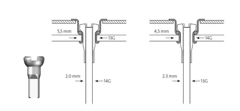 Sapim Nipple Brass Reduction, 13G Spoke 14G Body, 14mm, Black, Polyax, Bag of 100