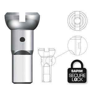 Sapim Nipple Brass 12mm, Black, Polyax, Secure Lock, Bag/500