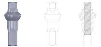 Sapim Nipple Aluminum 16mm, Black, Polyax, Double Square, Bag of 500