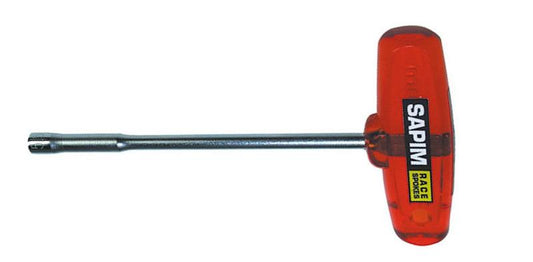 Sapim Nipple Driver Hex, Red T-Handle, 5.5mm