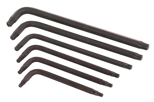 Set of wrenches with TX profile