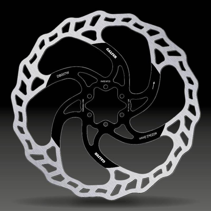 Galfer Wave MTB Brake Rotor, 6 Bolt, 2.0mm Thickness, 223mm