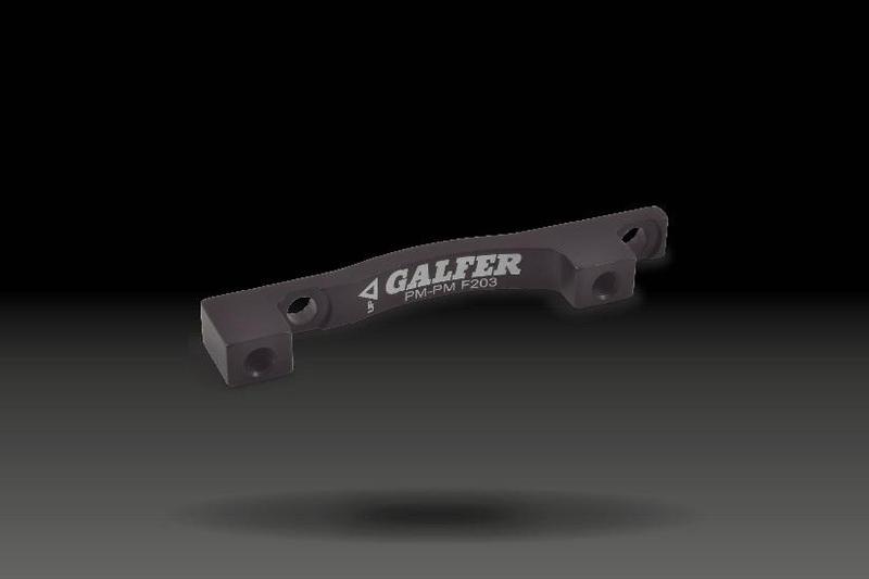 Galfer Disc Brake Adapter, Post Mount, +43mm Spacing, Black