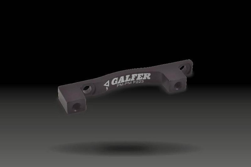 Galfer Disc Brake Adapter, Post Mount, +63mm Spacing, Black