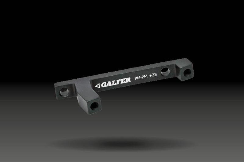 Galfer Disc Brake Adapter, Post Mount, +23mm Spacing, Black