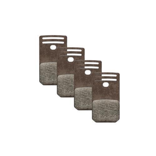 Magura MDP 13 Disc Brake Pads, Silver, 4 piston (Incl. 4 pads, 2 holding screws), for Gustav and Clara