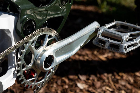 Oak Components Meteor Crankset, MTB Standard, 155mm Length, Raw